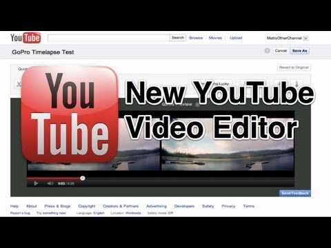 New YouTube Video Editor