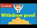 Free Bitcoin Earn With COINBULB And Live Withdraw PROOF urdu/hindi 2018