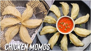 Chicken Momos Recipe With Chutney Chicken Dumplings Dim Sums