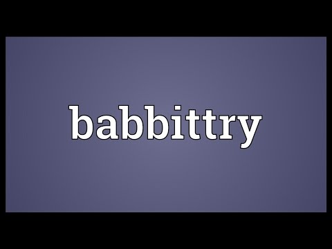 Header of Babbittry