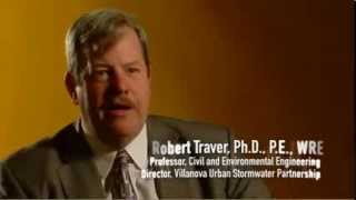 Dr. Robert Traver speaks on the Villanova Urban Stormwater Partnership