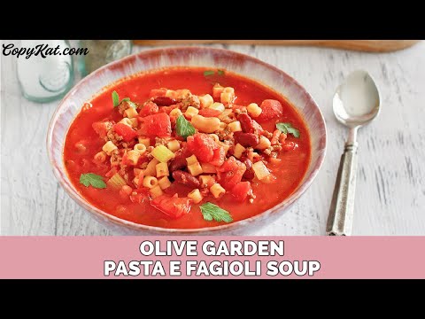 Photo Pasta E Fagioli Recipe Olive Garden Crock Pot