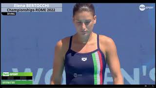 Elisa Pizzini I Daphne Wils 3M Spingboard L Championships Rome 2022