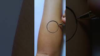 How To Draw Fire Logo With Pen At Home #tattoo #diytattoo #drawing