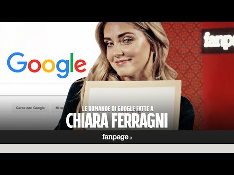 Chiara Ferragni, Fedez, nuda, scarpe: la blogger risponde alle domande di Google