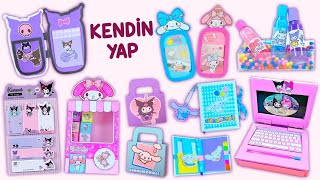 8 Kendi̇n Yap Sanrio El İşi̇ Fi̇kri̇ Organi̇zer, Kağit El İşleri̇, Okul Malzemeleri̇ Ve Daha Fazlasi