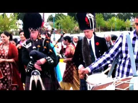 Aaj Mere Yaar Ki Shaadi Hai Bagpipes & Dhol South Asian Wedding...
