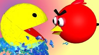 Angry Birds In Pixels 3D Animated Mashup Parody Funvideotv - Style -