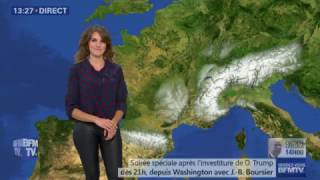 La Meteo De Fanny Agostini Le 2017 01 20 Sur Bfm Tv