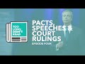 Pacts, Speeches and Court Rulings: TLDR Podcast #4