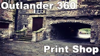 Outlander Season 3 Print Shop Filming Location in 360!