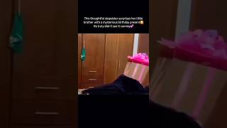 Stepsister Surprises Her Little Brother