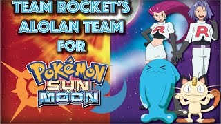 Team Rocket's Alola Team for Pokemon Sun and Moon