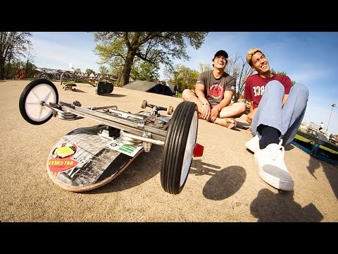 SKATEBOARDING TRAINING WHEELS!