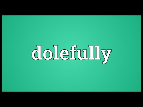 Header of dolefully