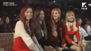 BTS & Blackpink watching each other's performance