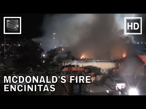 Encinitas McDonald's Fire that occurred on a september 11 2011 ENCINITAS