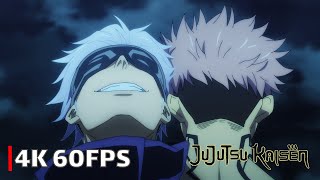 Gojo vs Sukuna - Full Fight | Jujutsu Kaisen Season 1 Episode 2 | 4K 60FPS | Eng Sub