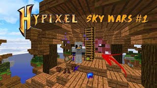 Nubando no skywars com textura estilo anime! - Hypixel. (Sem voz)