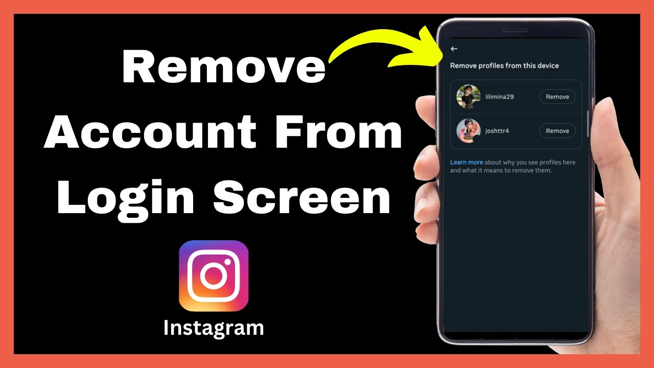 How To Remove An Instagram Account From Login Screen How To Remove An Instagram Account From Login Screen