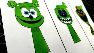 Gummy Bearın Yeni Incredibox Sprunki Ocsindeki Tüm Aşamaların Çizimi Aşama 1Den Aşama 3E