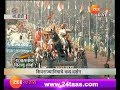 महाराजांच्या चित्ररथासमोर संभाजीराजांची घोषणाबाजी