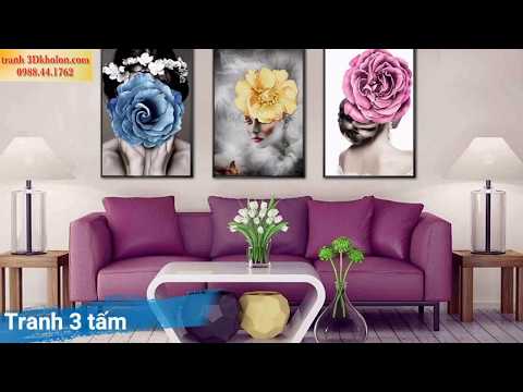 VIDEO TRANH TREO TƯỜNG 3D HIỆN ĐẠI - TRANH GỖ TREO TƯỜNG O988-44-1762