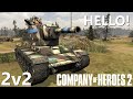 CoH2: 2v2 KV-2 Says Hello! (Company of Heroes 2)