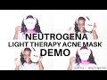 Neutrogena Light Therapy Acne Mask Demo
