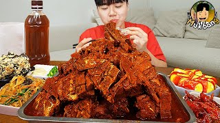 Asmr Mukbang | Огромная Свинина Галби-Джим, Кимчи, Корейская Домашняя Еда Рецепт ! Принимать Пищу