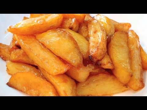 KHOAI TÂY CHIÊN NƯỚC MẮM mặn mặn ngọt ngọt các bé thích lắm món ngon dễ làm