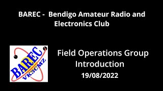 2022 Barec Field Operations Group Launch