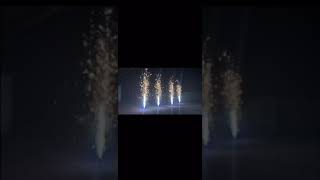 COMPLEANNO CON SPETTACOLO SILENZIOSO DI FONTANE + SCRITTA