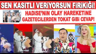 Hadise'nin konserinden yeni görüntüler! Hadise Beyaz Tv'yi hedef aldı, tüm gazet