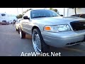 AceWhips.NET- Kandyland Customs- A Couple's Ford Crown Vic on 28" Kurvs N Nissan Maxima on 24"s