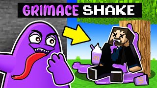 Escaping The Grimace Shake in Minecraft
