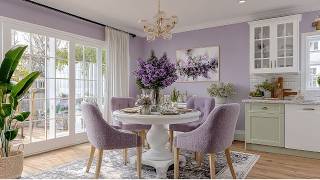 Maximizing Style With Minimal Money Serene And Beautiful Purple Cottage Decor Inspiration