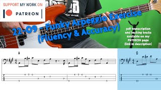 22-09 - B - Funky Arpeggio Exercise (Fluency & Accuracy Including Practice Routine)