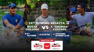 Royal College Vs S. Thomas College 54Th Rowing Regatta