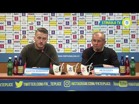 Tiskov konference hostujcho tmu po utkn Teplice - Jablonec (30.9.2018)