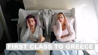 Flying First Class To Greece! Flying First Class To Greece!