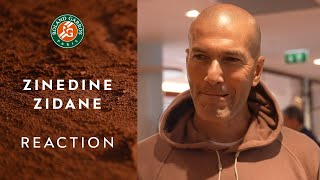 Zinedine Zidane - Reaction | Roland-Garros 2022