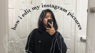 how i edit my instagram pictures: line art | abyss