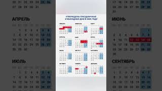 Календарь Праздничных Дней В 2025 Году