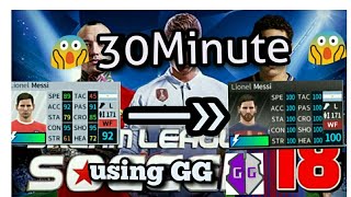 Cheathack Unlimited Upgrade Player Using Gg Dream League Soccer 2018 Android Gameplay