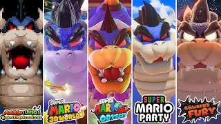 Evolution Of Dark Bowser In Mario Games 2009-2024 Hd