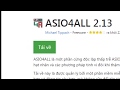 Cách Cài Đặt asio4all cho CUBASE 5 Chống Trễ Tiếng Khi Thu Âm