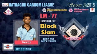 Wonderful Black Slam By Fahim Kazi Ravis Striker In Lm-77 Set-1