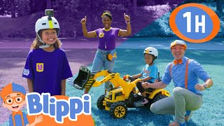 Blippi Game Show - Mighty Excavator | Episode 3 Best Of Blippi | Kids Fun Adventure | Moonbug Kids