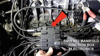 BMW N51 N52 N53 Intake Manifold Junction Box Electronics / No Crank No Start Fix !!